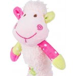 BabyOno plyšová hračka s pískátkem a kousátkem Sweet Lambie růžová – Sleviste.cz
