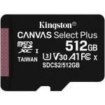 Kingston Canvas Select Plus microSDXC 512 GB SDCS2/512GBSP – Sleviste.cz