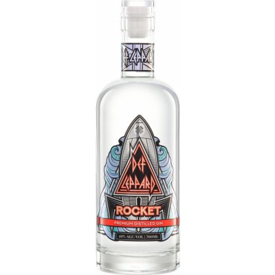 Def Leppard ROCKET Premium Distilled Gin 40% 0,7 l (holá láhev) – Sleviste.cz