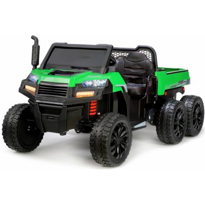 Daimex elektrické autíčko Farmer Truck šestikolový 4x motor 24V/200W dvoumístné zelená – Sleviste.cz