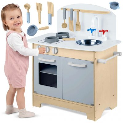 Ricokids 785200 Dřevěná interaktivní dětská kuchyňka – Zboží Mobilmania