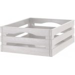 Bama Plastová dekorativní bedýnka TINA 3 - barva hnědá – Sleviste.cz