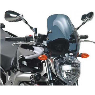 KAPPA plexi štít YAMAHA FZ6 (04-06) 35 X 36 cm ztmavená - potřebné upevnění D140KITK | Zboží Auto