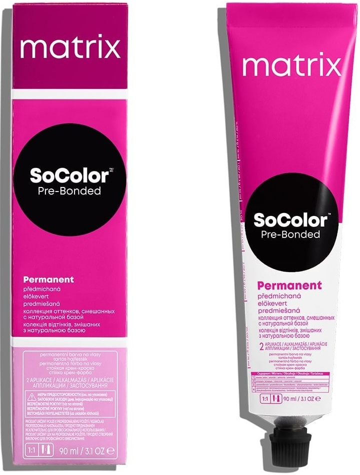 Matrix SoColor Pre-Bonded Blended na vlasy 5M Hellbraun Mocca 90 ml