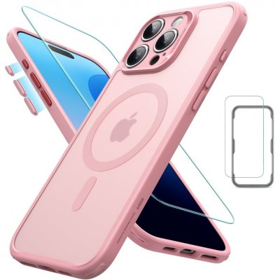 ESR Classic Pro Case HaloLock Set, Compatible with iPhone 16 Pro Max, Frosted Pink 1A7790501 (1A7790501) – Sleviste.cz