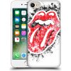 Pouzdro a kryt na mobilní telefon Apple Pouzdro HEAD CASE Apple iPhone 7 The Rolling Stones - Inkoustový Jazýček