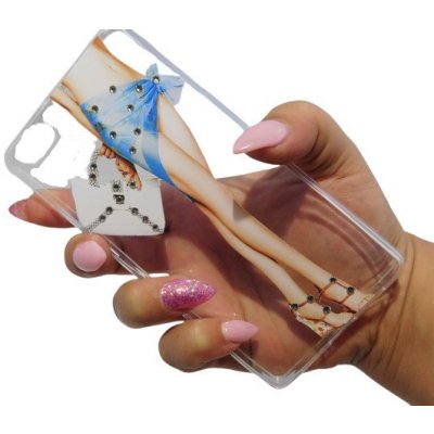 Pouzdro Clear Diamond Huawei P8 Lite Dáma – Zboží Mobilmania