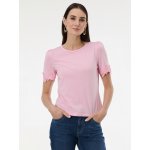 Orsay dámské tričko s krátkým rukávem světle růžové – Zboží Mobilmania