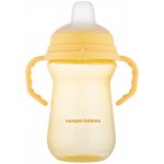 Canpol 56/615 hrníček FirstCup se silikonovým náustkem 250 ml žlutý – Zboží Mobilmania