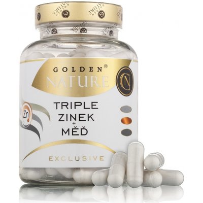 Golden Natur Exclusive Triple zinek + měď 100 kapslí – Hledejceny.cz