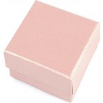 Prima Krabička na šperky 5,5x5,5 cm 1 pudrová perleť 146728 – Zboží Dáma
