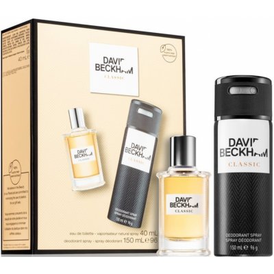 David Beckham Classic EDT 40 ml + deospray 150 ml dárková sada – Sleviste.cz