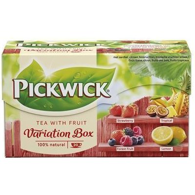 Pickwick Černý čaj Variation jahoda tropické ovoce lesní ovoce citron 20 x 1,5 g