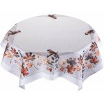 decoDoma Středový ubrus s potiskem PODZIMNÍ PTÁČCI 85x85 cm – Zboží Dáma