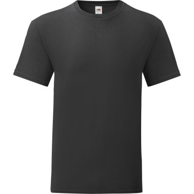 Fruit of the Loom tričko Iconic 150 T černá – Zboží Dáma