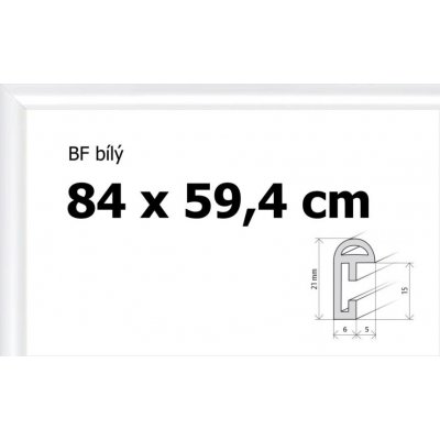BFHM Plastový rám na puzzle 84x59,4cm bílý – Zboží Mobilmania
