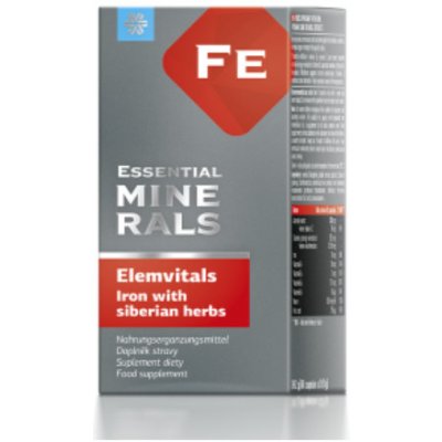 ElemVitals Iron with Siberian herbs 60 kapslí – Hledejceny.cz