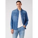 Wrangler pánská košile Icon W5MSLWH69 27MW mid stone – Hledejceny.cz