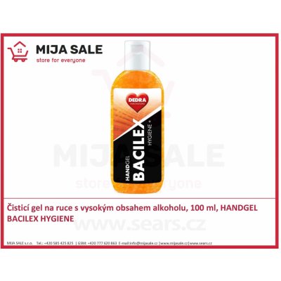 Dedra Handgel Bacilex Hygiene+ čisticí gel na ruce s vysokým obsahem alkoholu 100 ml – Zboží Mobilmania