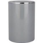 Wenko Plastový koupelnový koš 5 l šedý – Zbozi.Blesk.cz