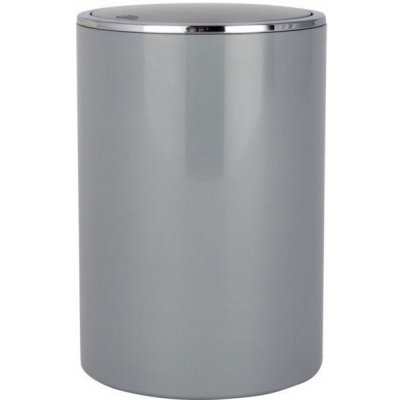 Wenko Plastový koupelnový koš 5 l šedý – Zbozi.Blesk.cz