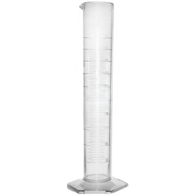 Měrný válec SAN, třída B, s vyraženou stupnicí, vysoký – 1000 ml