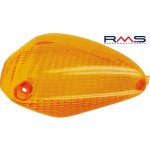 Sklo blinkru - pravé přední RMS 246470300 oranžová Homologace