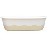 Plastia Truhlík samozavlažovací Mareta 80 slonová kost světlá + tmavá 80 x 20 x 18 – Zbozi.Blesk.cz