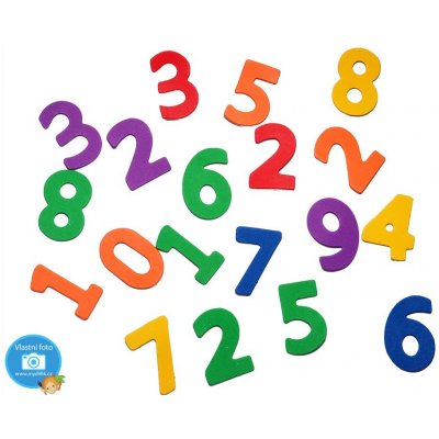 DACOart Pěnové výseky ČÍSLICE samolepicí - 5 cm - 120 ks – Sleviste.cz