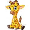 Gario Nálepka na zeď pro děti Malá žirafka rozměry 50 x 50 cm