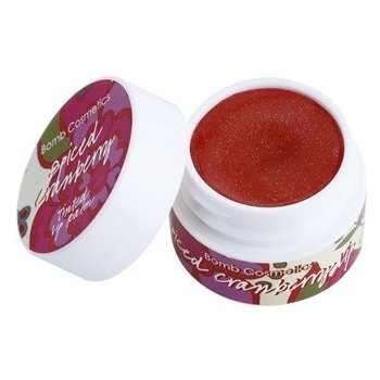 Bomb Cosmetics Spiced Cranberry balzám na rty se třpytkami 9 ml