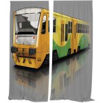 IMPAR Závěsy Regionální vlak (Rozměr : 140x250, Materiál: Interlock) – Hledejceny.cz