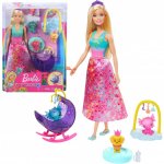 Barbie hrací souprava Dreamtopia Dragon s panenkou Princess a doplňky