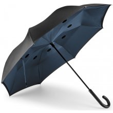 Oboustranný deštník modrý