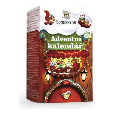 Sonnentor SONNENTOR Adventní kalendář® bio 38,9 g, porc. dvoukomorový – Zboží Mobilmania