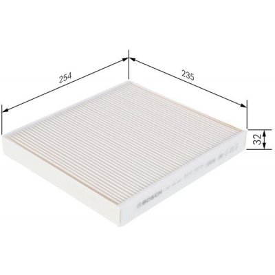 Kabinový filtr BOSCH (BO 1987432540) | Zboží Auto