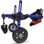 Ortocanis Nastavitelný invalidní vozík pro psy Váha zvířete Méně než 4 kg Vzdálenost mezi podlahou a tříslem zvířete 21 cm 30 cm – Zboží Dáma