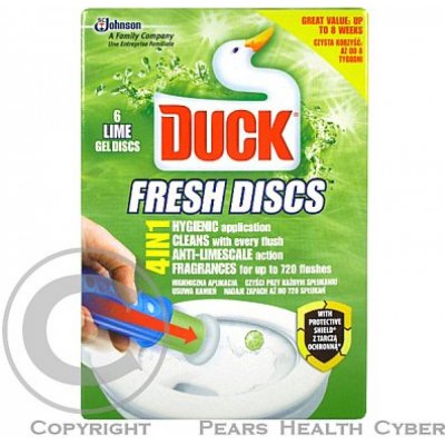 Duck Fresh Discs gel do WC s dávkovačem Citron 36 ml – Zboží Mobilmania