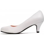 Dámské elegantní lodičky Cherry Bílá – Zboží Mobilmania