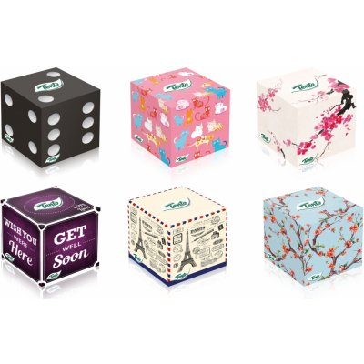 Tento Cuba papírové kapesníčky v krabičce 3-vrstvé 58 ks – Zboží Dáma