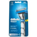 Gillette Mach3 Turbo + 2 ks hlavic – Zboží Dáma