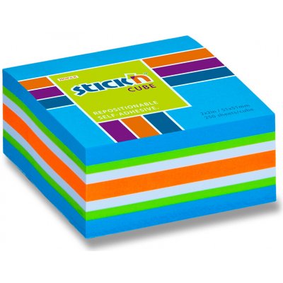 Samolepící minikostky 51x51mm mix modré, 5x50 lístků – Hledejceny.cz