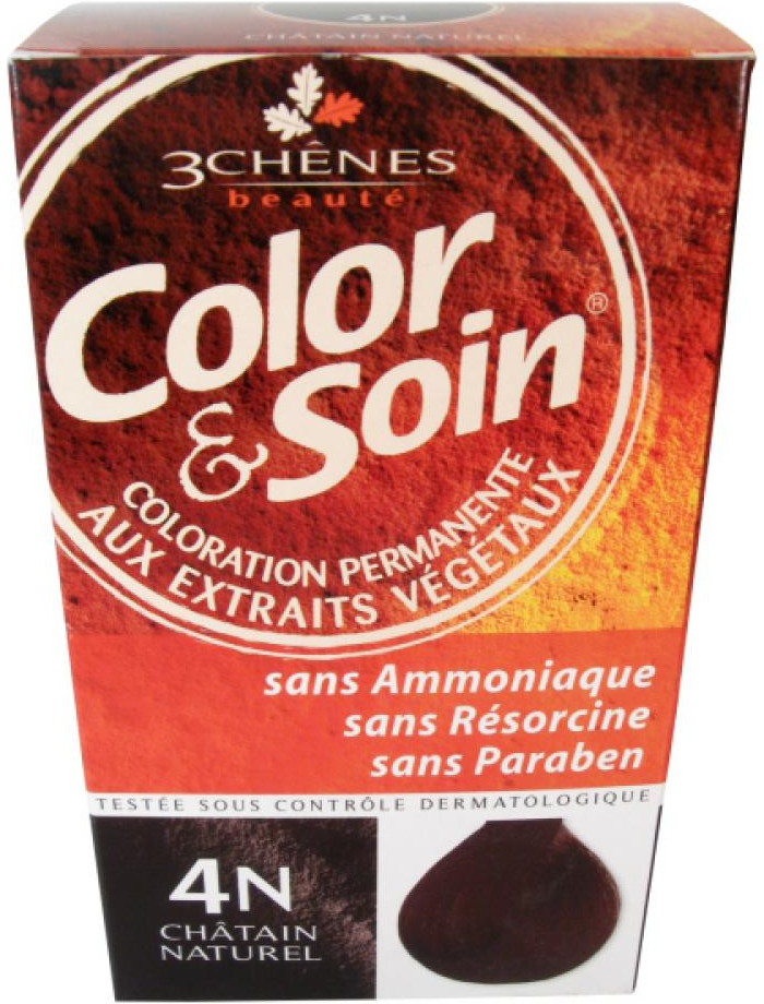 Color & Soin barva na vlasy 4N přírodní hnědá 135 ml