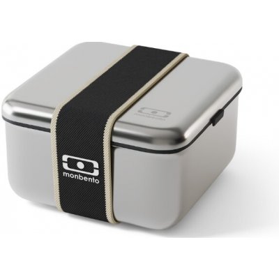 Monbento Nerezový vzduchotěsný box do mikrovlnky Sense L black 1l – Zbozi.Blesk.cz