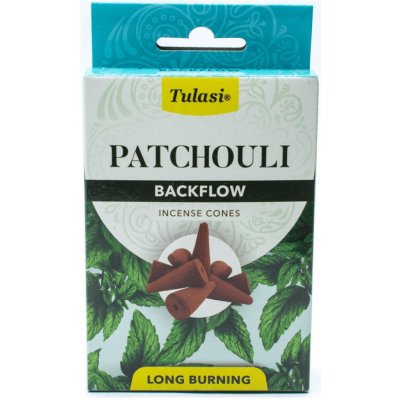 Tulasi Patchouli backflow indické vonné františky 10 ks – Hledejceny.cz