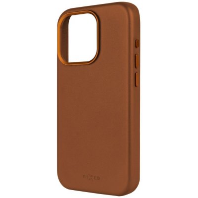 FIXED MagLeather kožené s podporou Magsafe Apple iPhone 15 Plus hnědé FIXLM-1201-BRW – Zboží Mobilmania