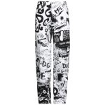 Dolce & Gabbana Graffiti White džíny Černá – Sleviste.cz