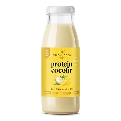 Wild & Coco Protein Cocofir banana lemon BIO 250 ml – Hledejceny.cz