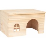Flamingo Dřevěný domek pro hlodavce MODY 28 x 18 x 16 cm – Sleviste.cz