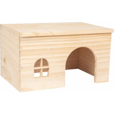 Flamingo Dřevěný domek pro hlodavce MODY 28 x 18 x 16 cm – Sleviste.cz